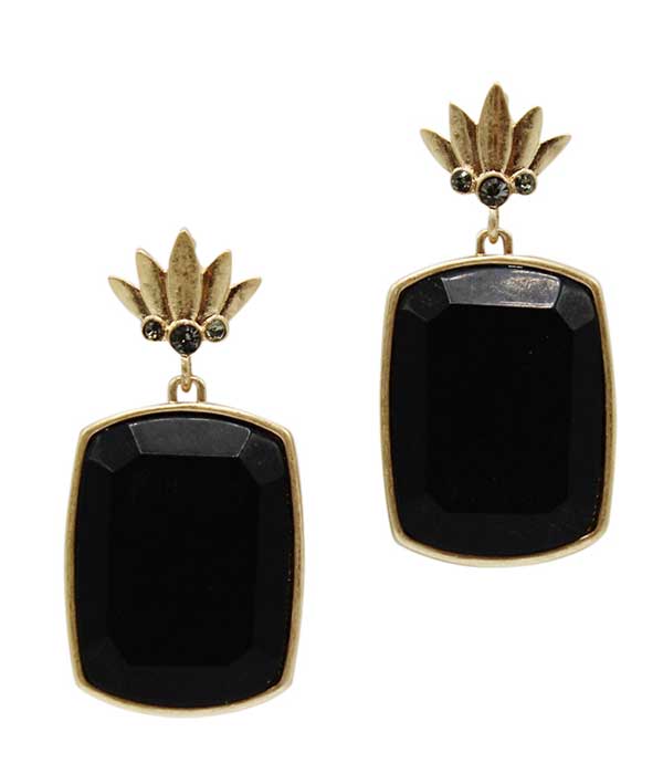 Natural Stone Earrings