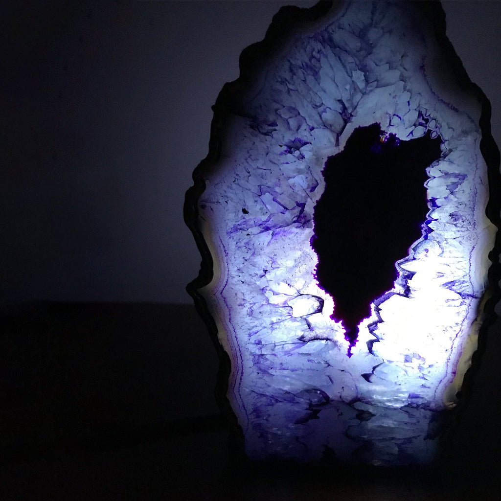 Blue Agate/Gemstone/Lamp/Desk/Night Light-4