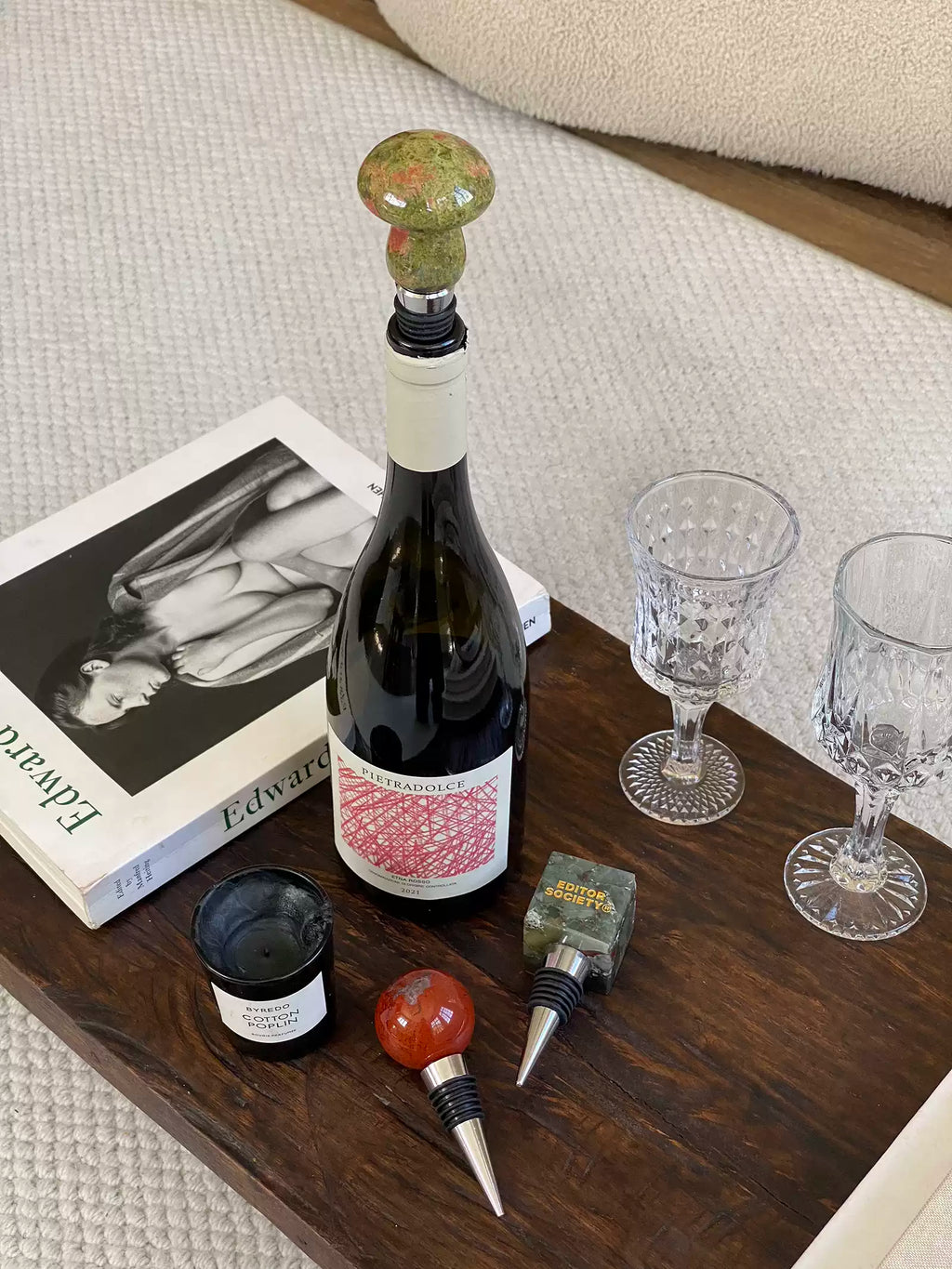 Natural Stone Wine Bottle Stopper-1