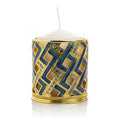Blue Decorated Candle Holder-0