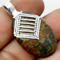 Natural Blood Stone - India Pendant P-1462 SDP115793-0