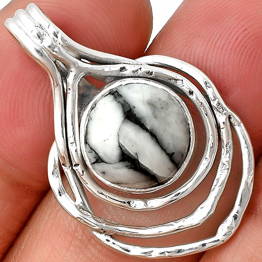 Natural Pinolith Stone Pendant P-1635 SDP136666-0