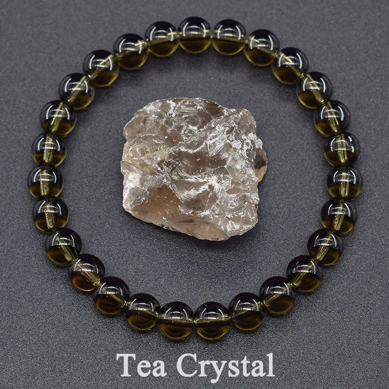 Natural Tiger Eye Health Protection Soul Healing Couple Crystal Bead Bracelet
