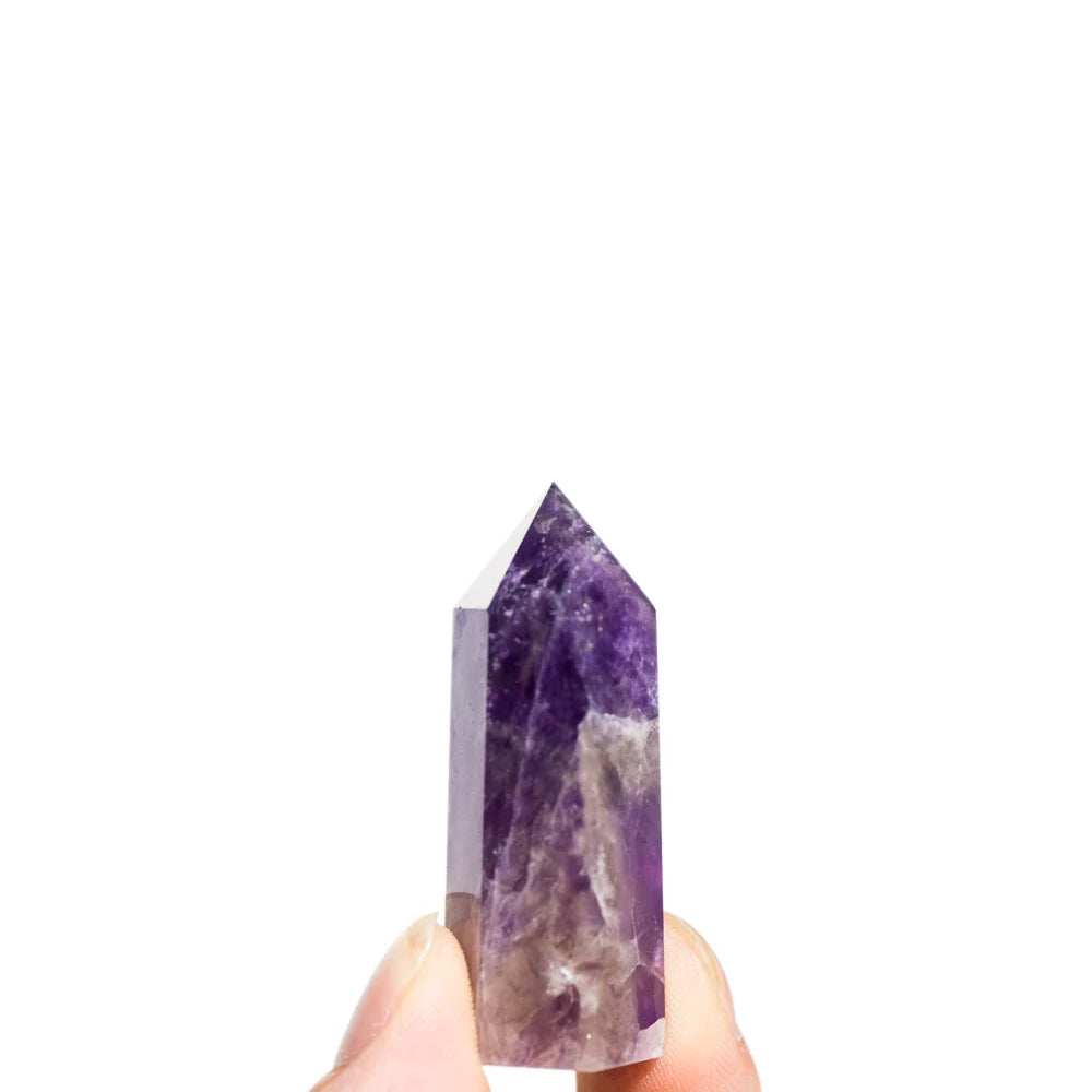 Doğal Ametist Şifalı Enerji Taşları